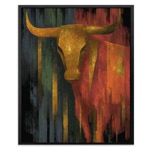 Desert Ghost Longhorn - Luxury Wall Art