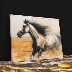 Desert Horse - Luxury Wall Art