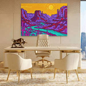 Desert Saguaro Twilight โ Desert Saguaro Twilight Lux Gold Bull Land 102