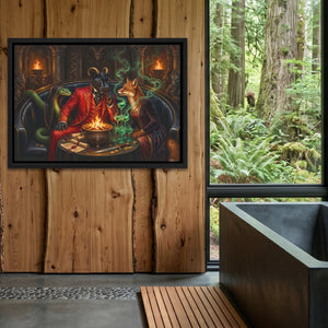 Devil's Emerald Covenant — Devil's Emerald Covenant Outdoor Bathroom Log Land 167