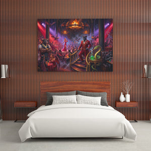 Devil's Night Club — Devil's Night Club Wood Bedroom Landscape 200