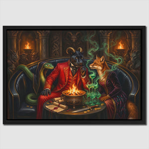 Devil's Emerald Covenant canvas wall art
