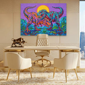 Dinosaurs Vibrant Wilderness — Dinosaurs Vibrant Wilderness Lux Gold Bull Land 105