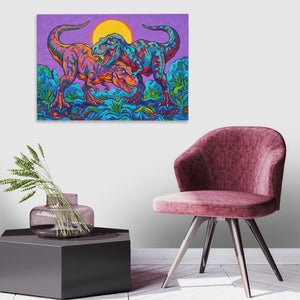 Dinosaurs Vibrant Wilderness — Dinosaurs Vibrant Wilderness New Land Purple Chair 137