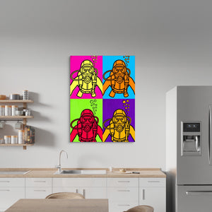 Diver Pop Quartet โ diver pop quartet sq kitchen wall 1port flush print