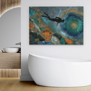 Divers Azure Dream - Luxury Wall Art