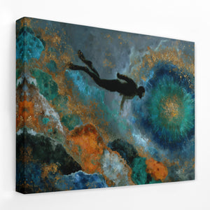 Divers Azure Dream - Luxury Wall Art