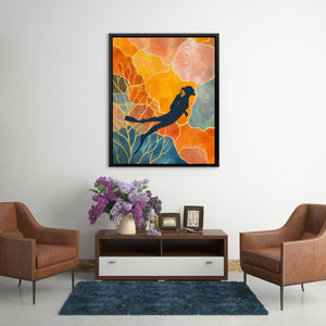 Diver's Coral Twilight