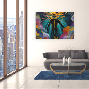 Divers Radiant Plunge - Luxury Wall Art