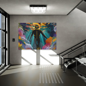 Divers Radiant Plunge - Luxury Wall Art