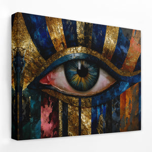 Divine Eye Sunburst - Eye Canvas Wall Art