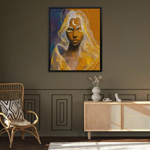 Divine Lunar Meditation - Luxury Wall Art