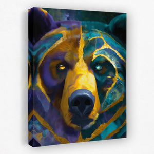 Dog's Teal Dreams - Luxury Wall Art