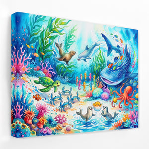 Dolphin Reef Paradise — Dolphin Reef Paradise Landscape Side View Mirror Wrap 99