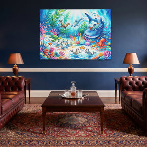Dolphin Reef Paradise — Dolphin Reef Paradise Lounge Wall Land 112