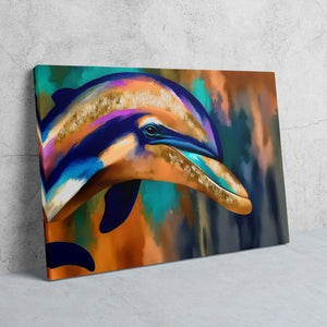 Dolphins Coral Dream - Luxury Wall Art