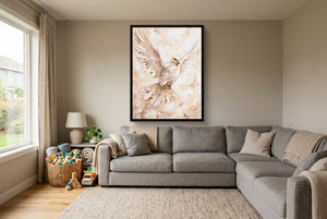 Dove's Ascent - Luxury Wall Art