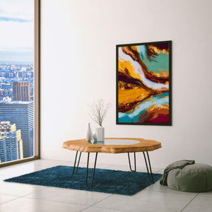 Dragon Earthen Flow - Luxury Wall Art