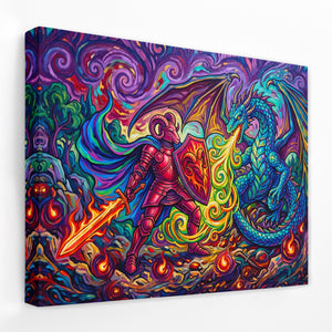 Dragon Knight Inferno โ Dragon Knight Inferno Landscape Side View Mirror Wrap 80