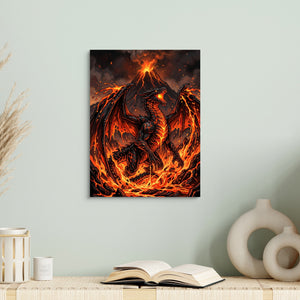 Dragon's Volcanic Roar — dragon's volcanic roar sq book table 1port flush print