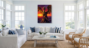 Dragon Summit Watch โ dragon summit watch white living room 1port flush print