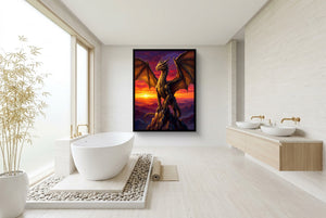 Dragon Summit Watch โ dragon summit watch bathroom interior with tub 1port framed black