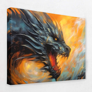 Dragon's Breath - Dragon Canvas Wall Art