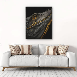 Dragon's Eye - Wall Art in Black Frame