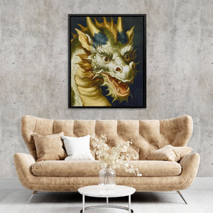 Dragon's Gilded Roar - Luxury Wall Art