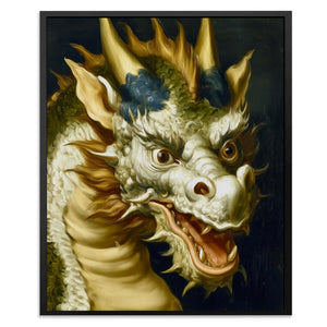 Dragon's Gilded Roar - Luxury Wall Art