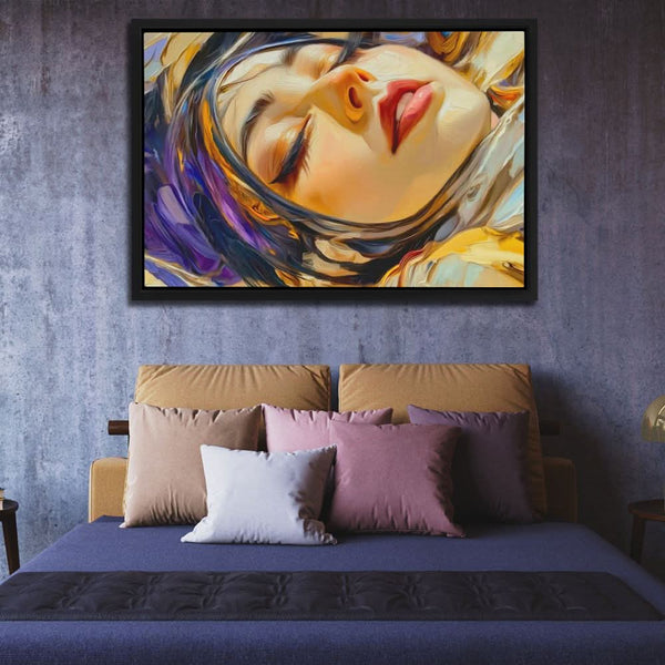 Dreaming Astronaut in a room