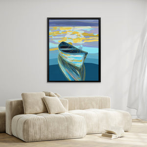 Drifting Dawn Vessel - Luxury Wall Art