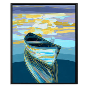 Drifting Dawn Vessel - Luxury Wall Art