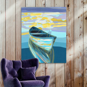 Drifting Dawn Vessel - Luxury Wall Art