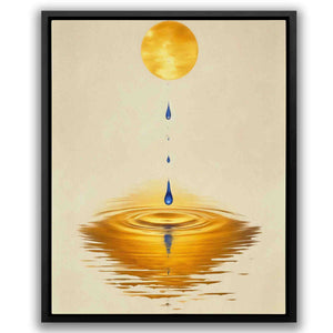 Dripping Sun - Luxury Wall Art