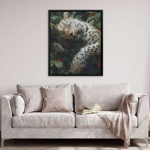 Drowsy Leopard - Earth Tones Wall Art for Home Office