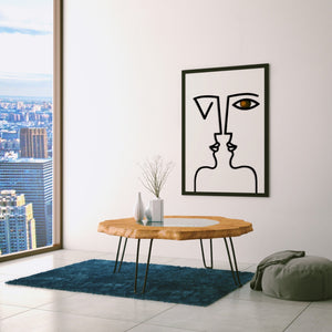 Dual Face Line - Luxury Wall Art