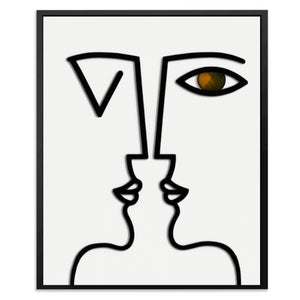 Dual Face Line - Luxury Wall Art
