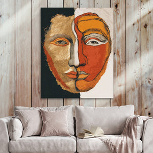 Dual Mind Portrait - Luxury Wall Art