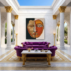 Dual Mind Portrait - Luxury Wall Art