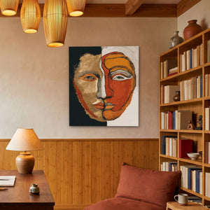 Dual Mind Portrait - Luxury Wall Art