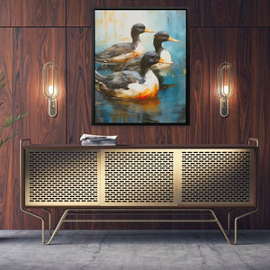 Duck Trio - Canvas Wall Art