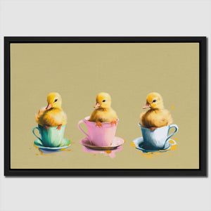 Ducklings Cups - Luxury Wall Art