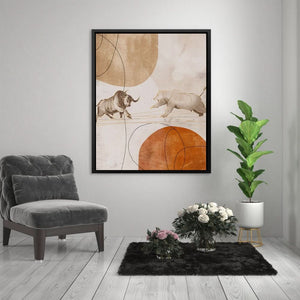 Dueling Nature - Luxury Wall Art
