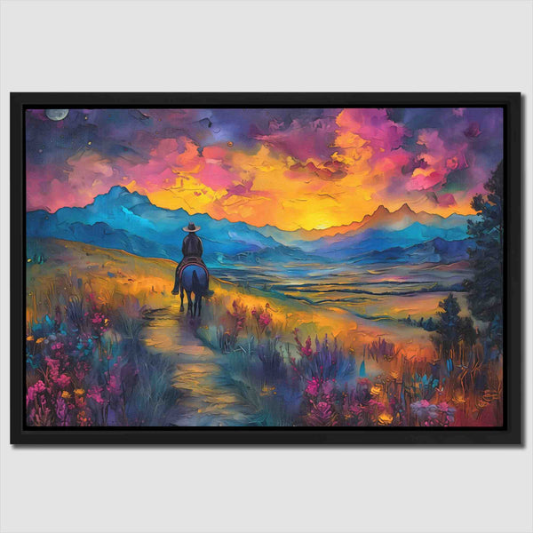 Dusk Mountain in a room