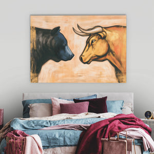 Dusk on Wall Street - Luxury Wall Art