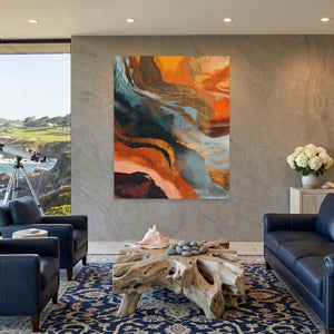 Dynamic Ink Wash - Luxury Wall Art