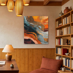 Dynamic Ink Wash - Luxury Wall Art