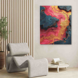 Dynamic Pink Dream - Luxury Wall Art