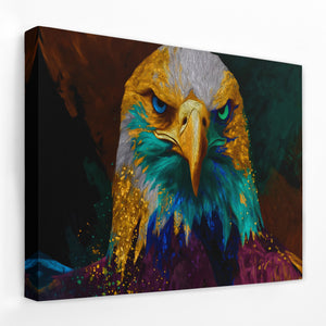 Eagle Burgundy Gold — Eagle Burgundy Gold Landscape Side View Mirror Wrap 1